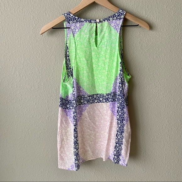 J Crew Ditsy Floral Tank Top D5 - Picture 7 of 7